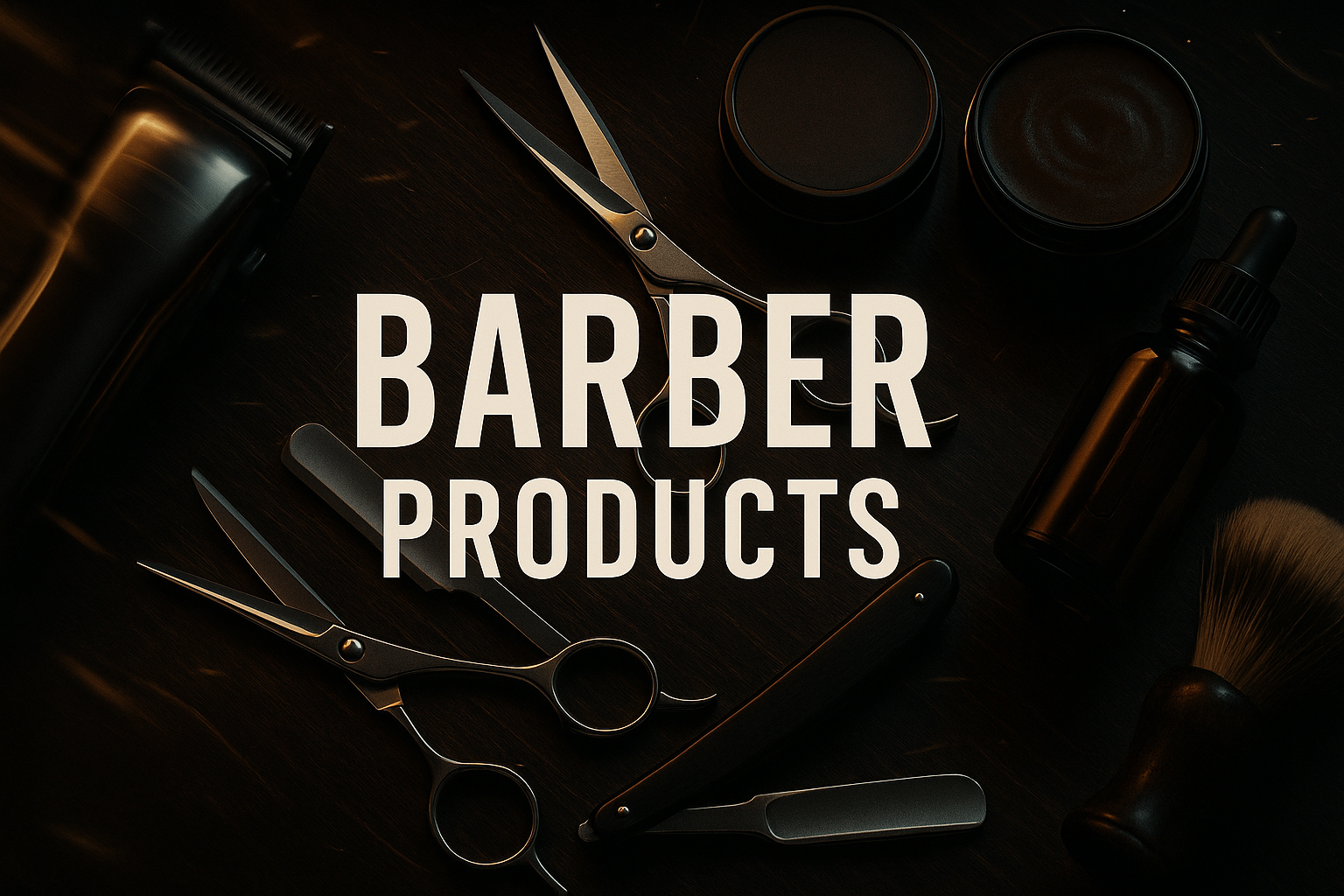 BARBER PRODUCS BANNER ALSO FOR MOBİL MAKE İT A VİDEO BANNER