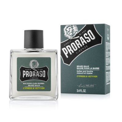 Proraso Cypress &amp; Vetyver Beard Balm 3.4 oz - Soothes, Softens, Matte Finish