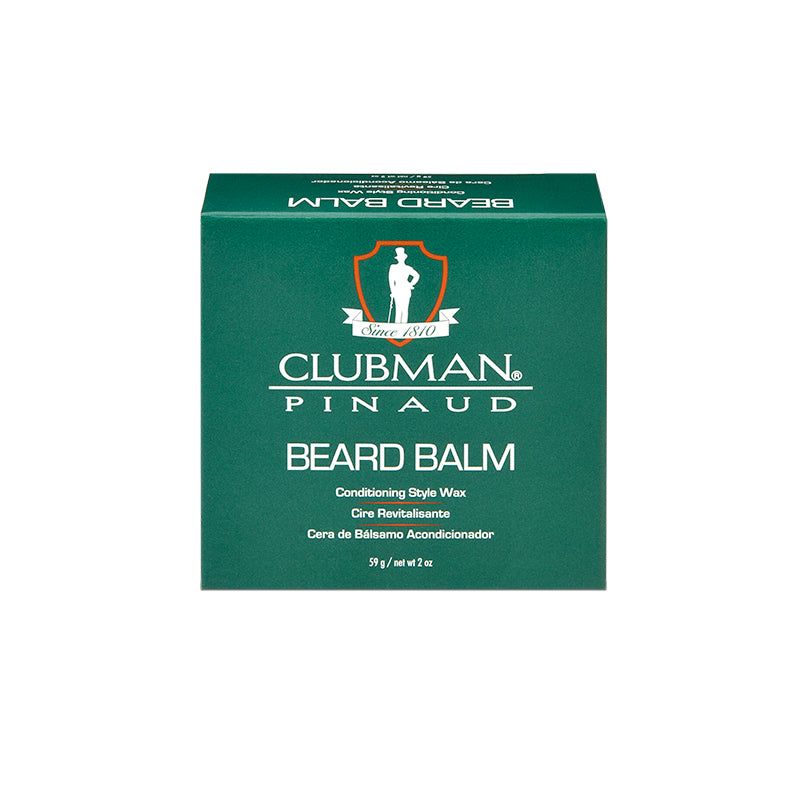 Clubman Premium Beard Balm: Natural Conditioning &amp; Styling Wax for Taming Frizz