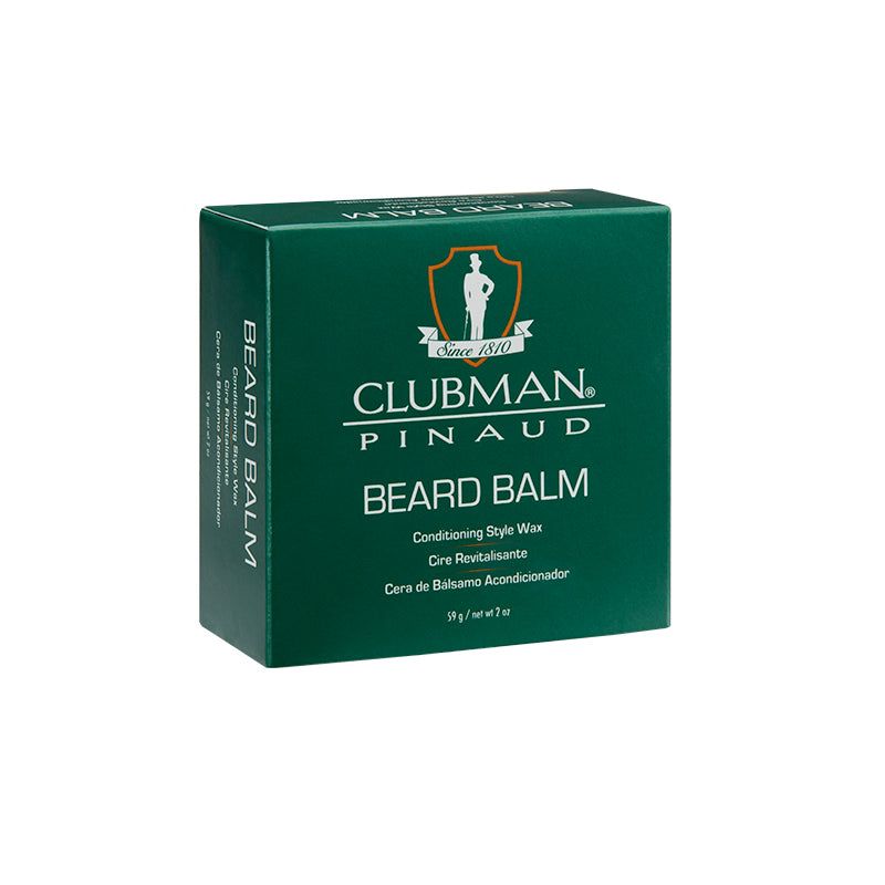 Clubman Premium Beard Balm: Natural Conditioning &amp; Styling Wax for Taming Frizz