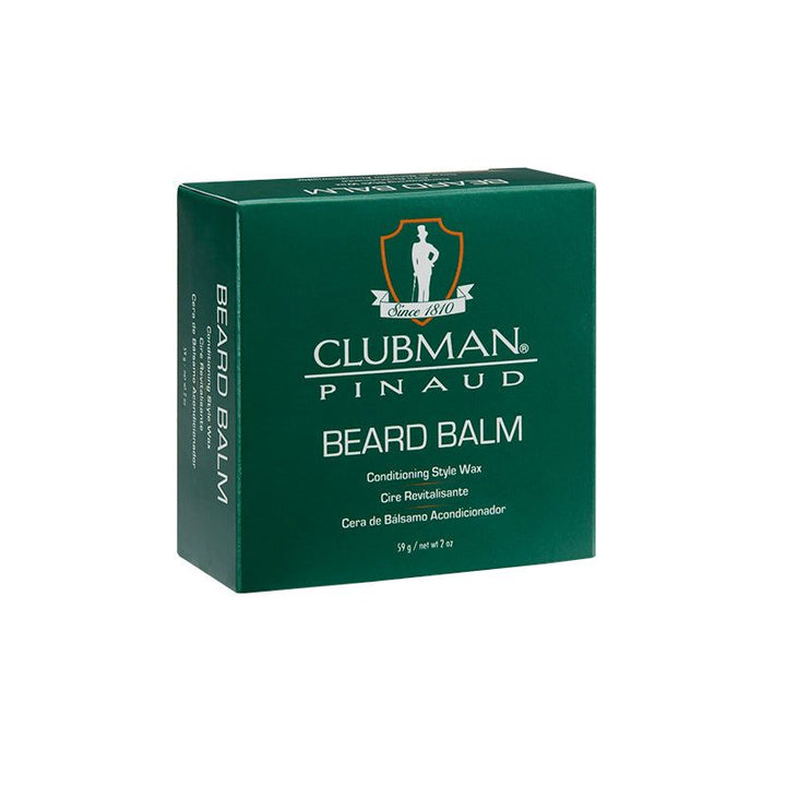 Clubman Premium Beard Balm: Natural Conditioning &amp; Styling Wax for Taming Frizz