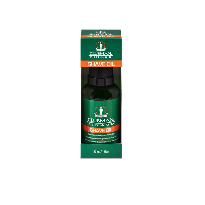 Clubman Pinaud Premium Shave Oil for Men: Hydrating, Smooth Glide, Prevents Razor Burn.