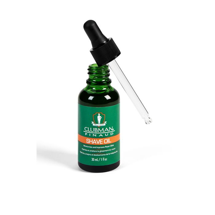 Clubman Pinaud Premium Shave Oil for Men: Hydrating, Smooth Glide, Prevents Razor Burn.