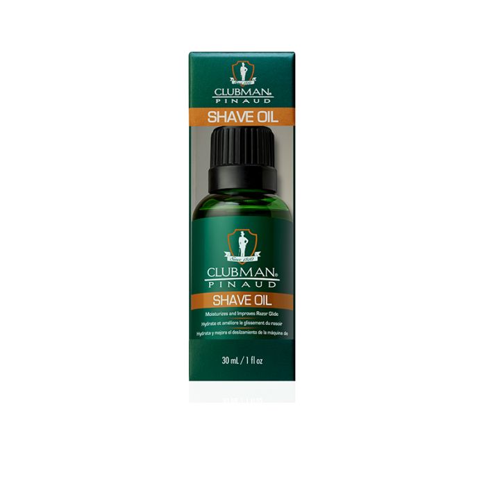 Clubman Pinaud Premium Shave Oil for Men: Hydrating, Smooth Glide, Prevents Razor Burn.