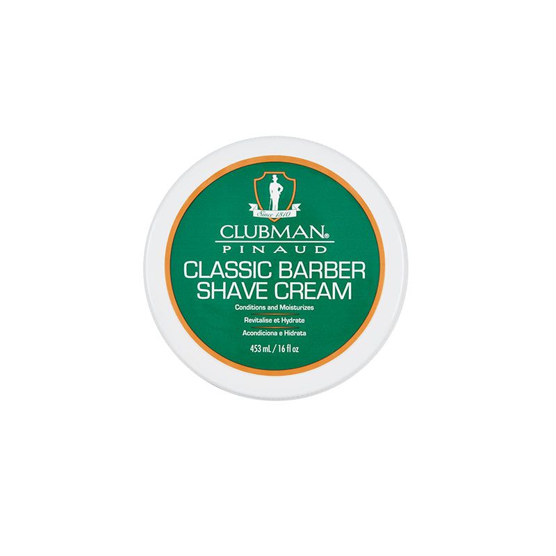 Clubman Classic Barber Shave Cream 16 oz – Smooth, Nourishing, Effortless Shaving