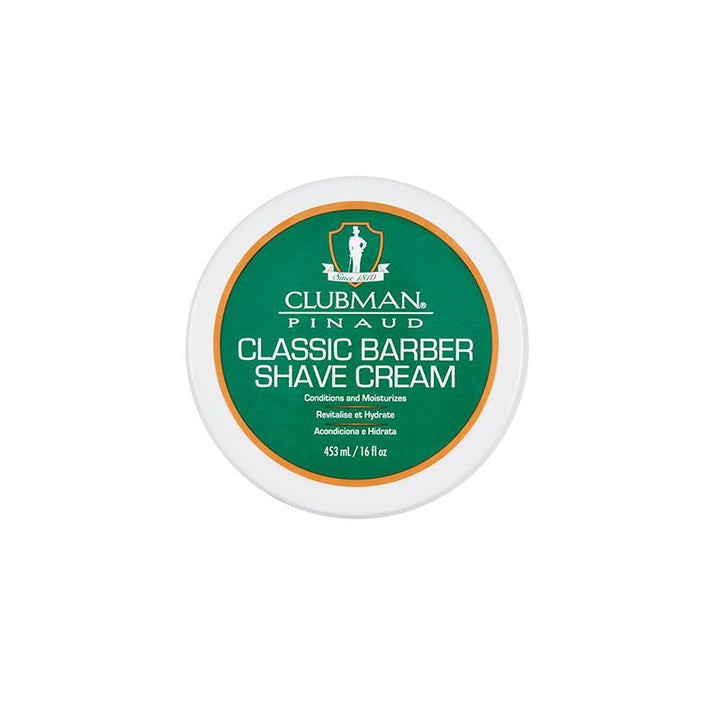 Clubman Classic Barber Shave Cream 16 oz – Smooth, Nourishing, Effortless Shaving