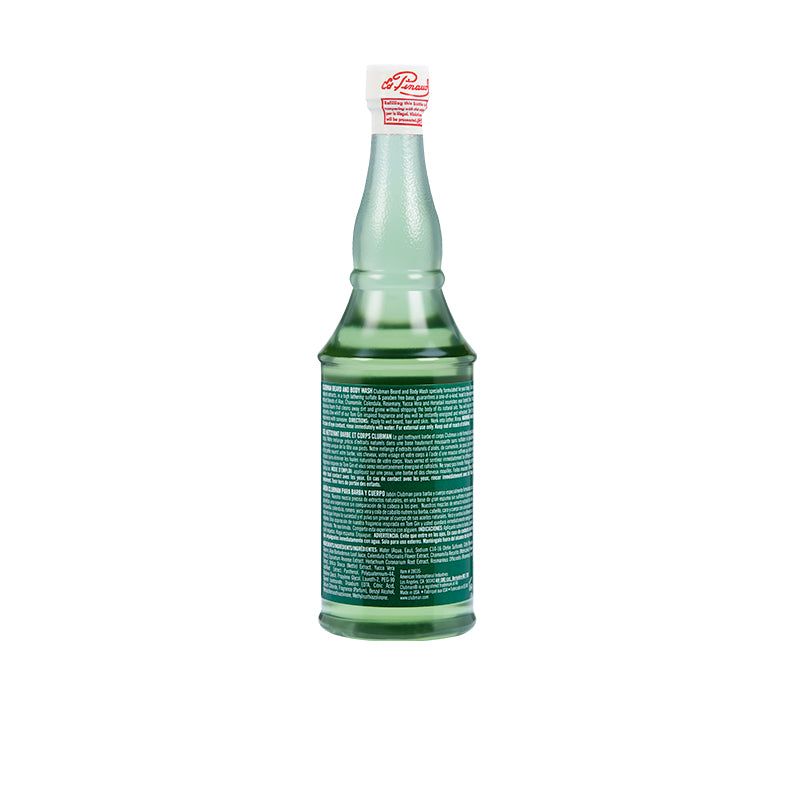 Clubman Pinaud All-in-One Beard & Body Wash: Deep Cleansing, Hydrating Formula