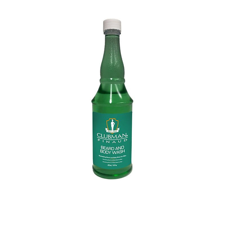 Clubman Pinaud All-in-One Beard &amp; Body Wash: Deep Cleansing, Hydrating Formula