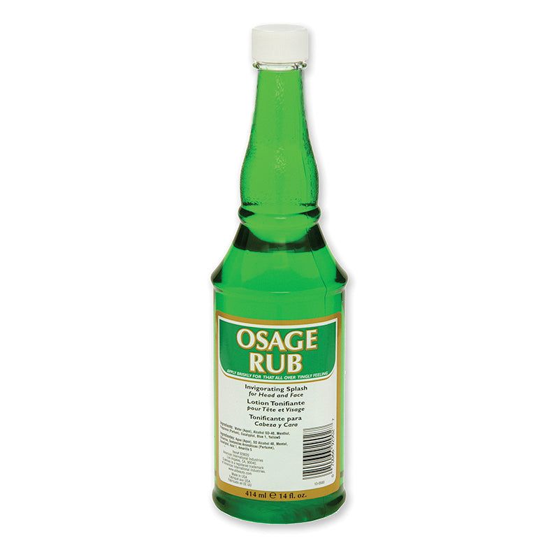Invigorating Menthol Cooling Face & Scalp Rub for Post-Shave Refreshment
