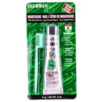 Clubman Pinaud Firm Hold Moustache Wax for Styling &amp; Grooming