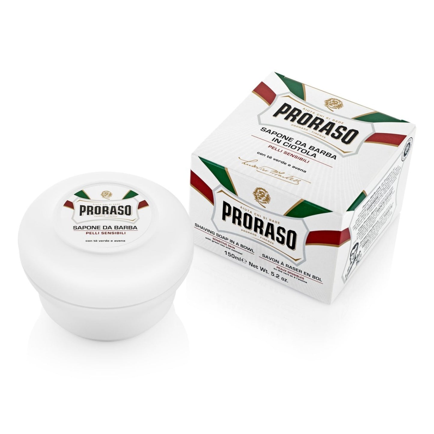 Proraso Shaving Soap Bowl Sensitive Green Tea