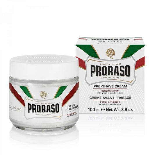 Proraso Pre-Shave Cream Sensitive Green Tea 100 ml