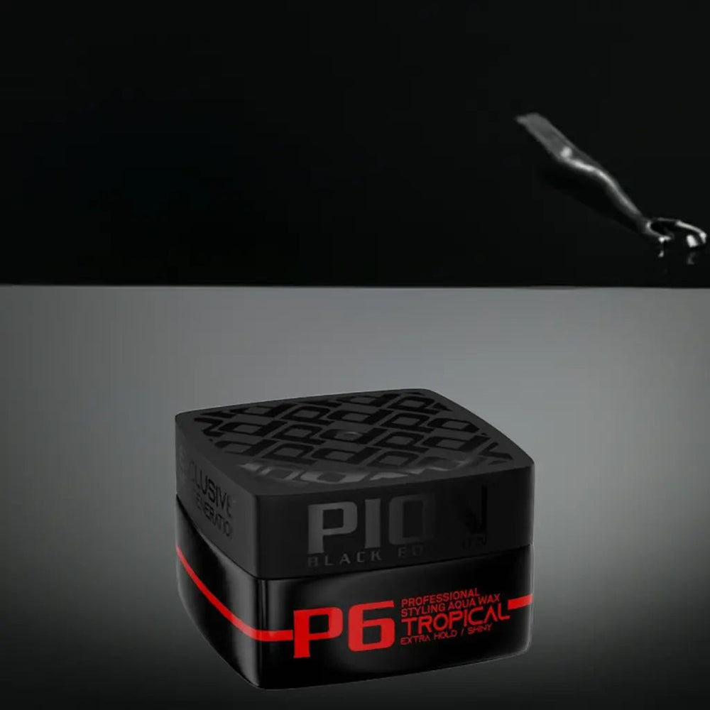 Pion Professional Aqua Hair Styling Wax: Strong Hold, Shiny Finish, Easy Wash