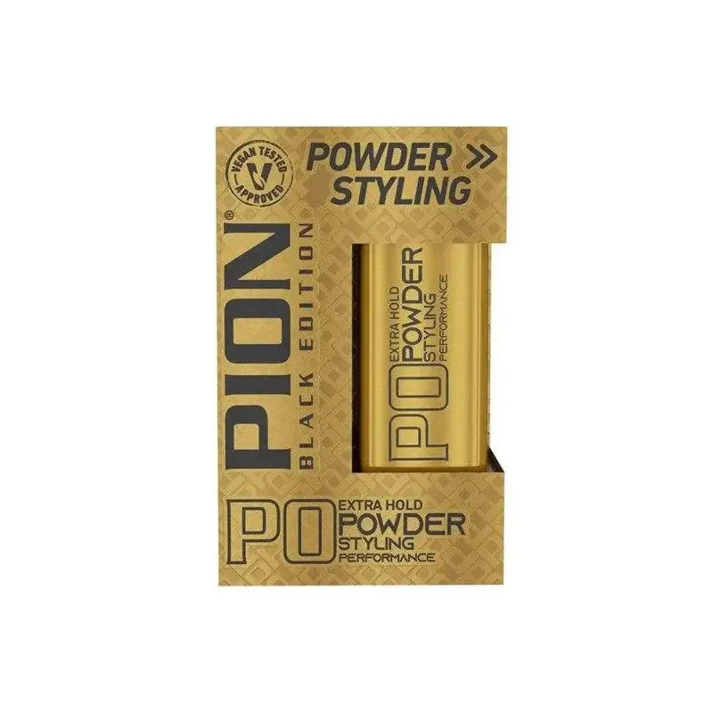 Pion Black Edition 20g Hair Styling Powder for Volume &amp; Matte Finish
