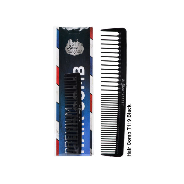 The Shave Factory Professional Anti-Static Heat-Resistant Hair Comb