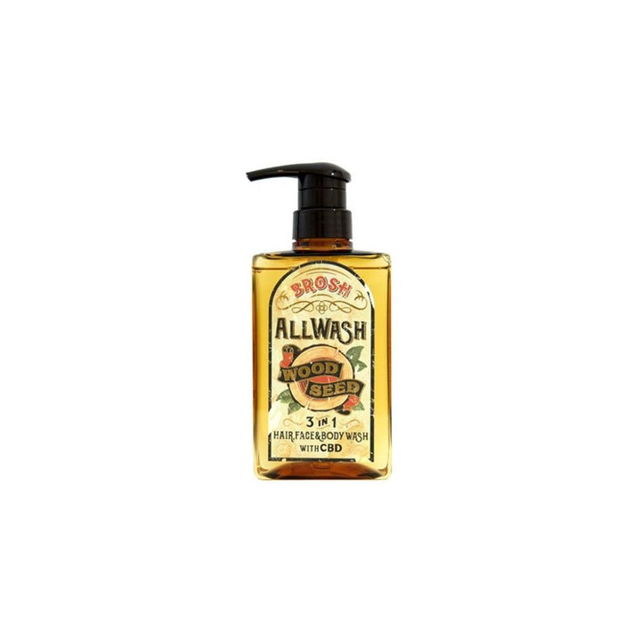 Brosh WoodSEED 3-in-1 Gentle Hair, Face &amp; Body Wash with CBD