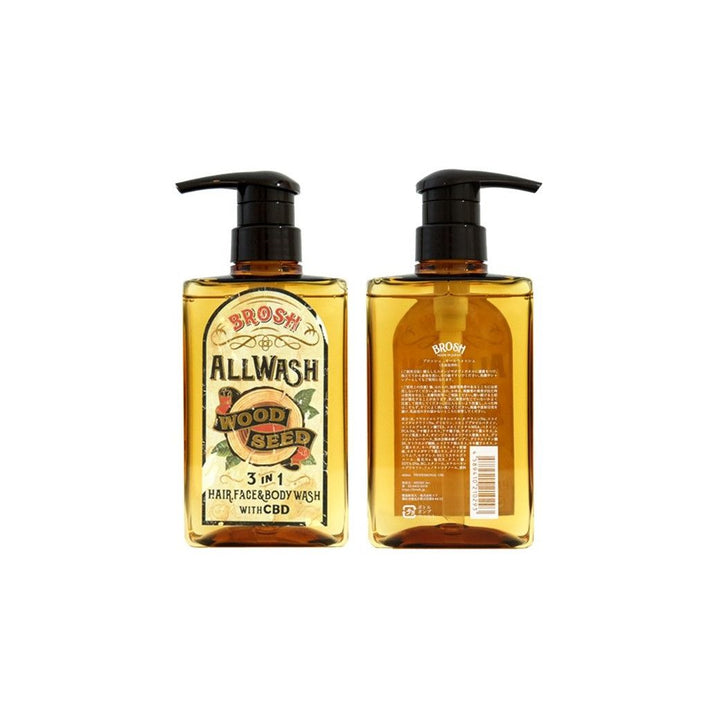 Brosh WoodSEED 3-in-1 Gentle Hair, Face &amp; Body Wash with CBD
