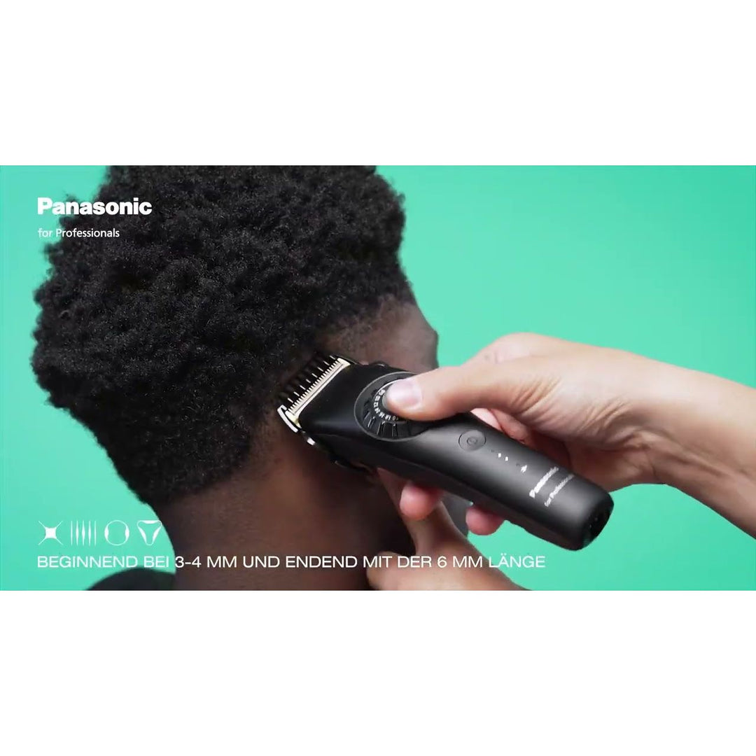 Panasonic ER-DGP90-K Professional Cordless Hair Clipper: X-Taper Blade, 150 Min Run Time