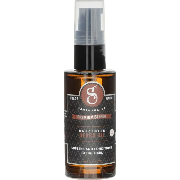 Suavecito Premium Blends Unscented Beard Oil - 1oz/30ml