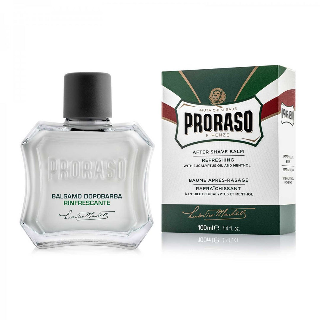 Proraso Refreshing Menthol Eucalyptus After Shave Balm Liquid Cream 3.4 oz