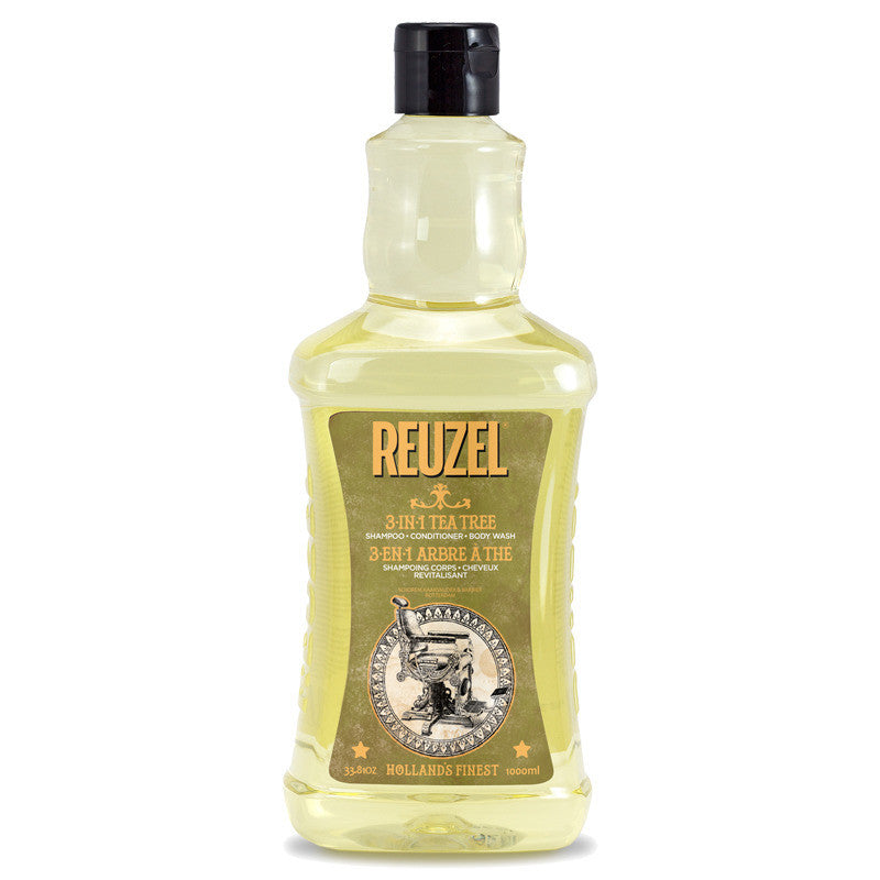 Reuzel 3 in 1 Tea Tree Shampoo - 1000 ml