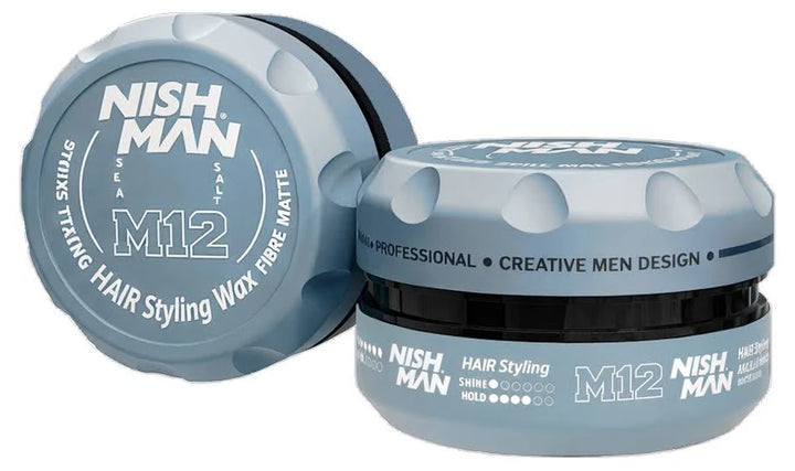 Nishman Professional Matte Series hårstylingvax för hög stadga och volym
