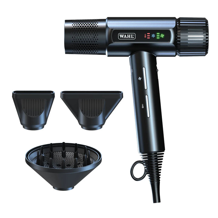 Wahl Vanquish Professional Digital Motor Hairdryer: Fast, Quiet, Lightweight with LED Display
