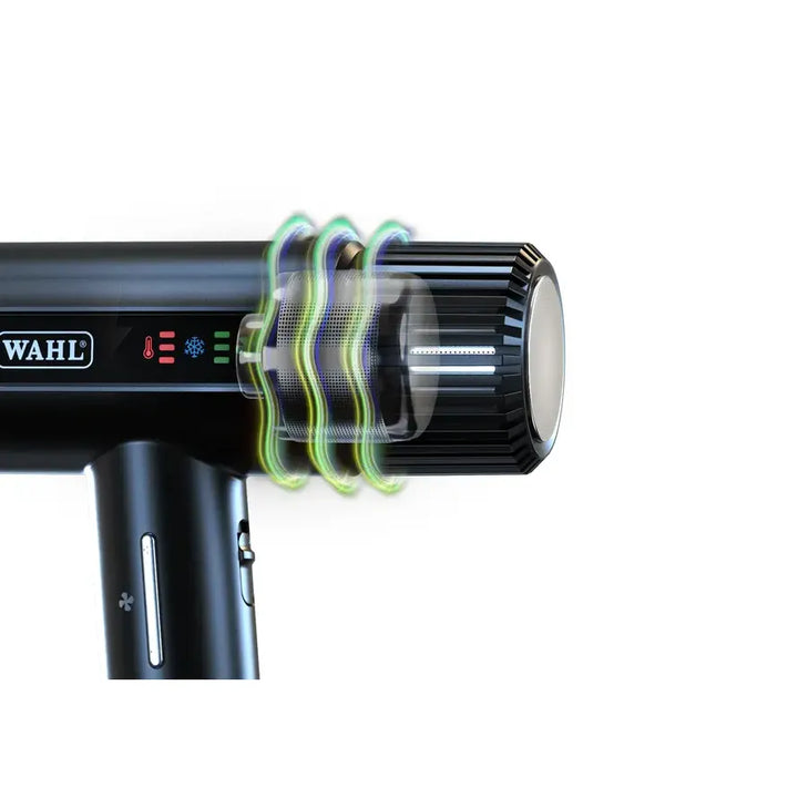 Wahl Vanquish Professional Digital Motor Hairdryer: Fast, Quiet, Lightweight with LED Display