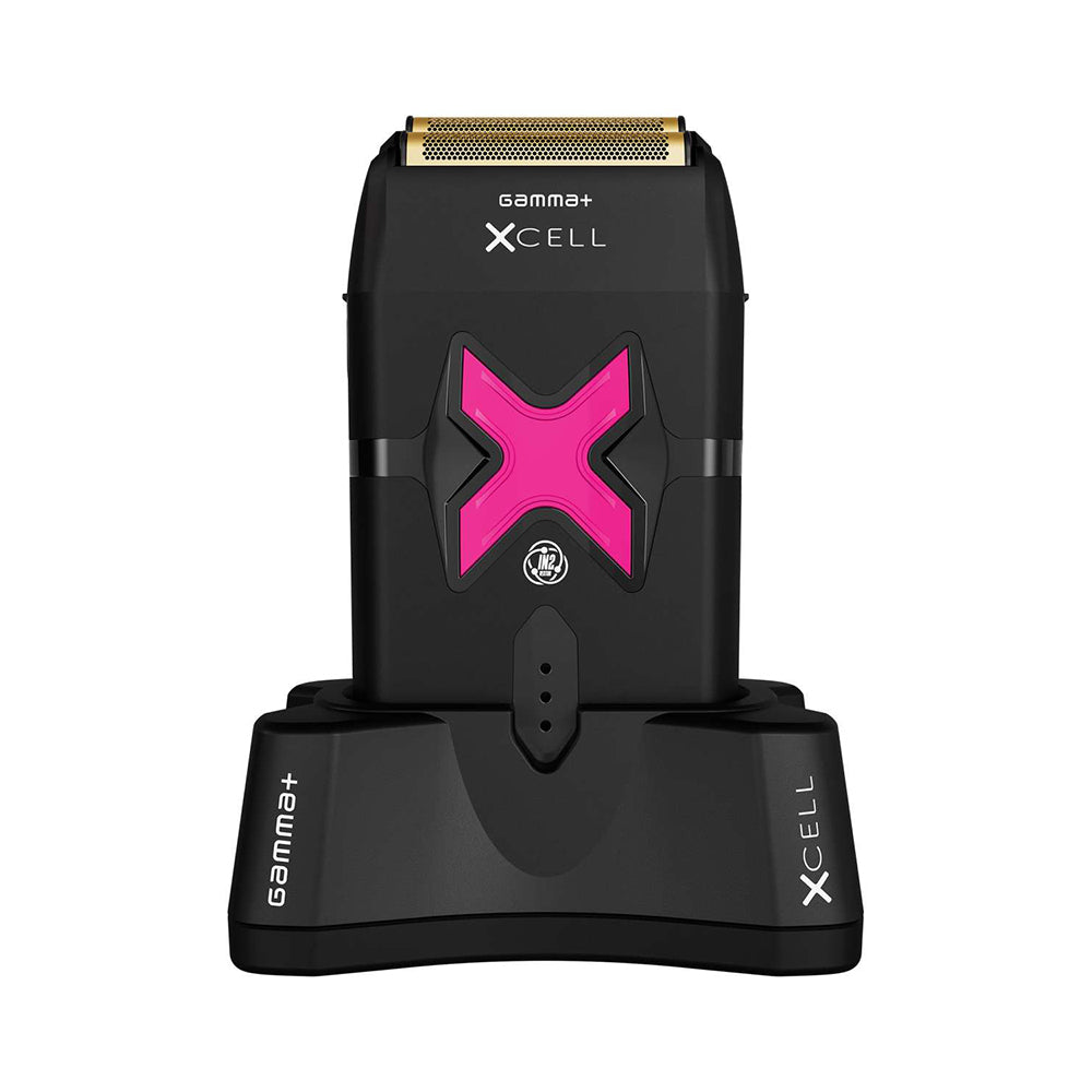 Gamma Piú XCELL Professional Electric Shaver - Powerful Cordless Titanium Foil Barber Tool